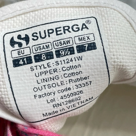 Superga X LoveShackFancy Floral Print Chunky Platform Sneakers - Picture 4 of 15